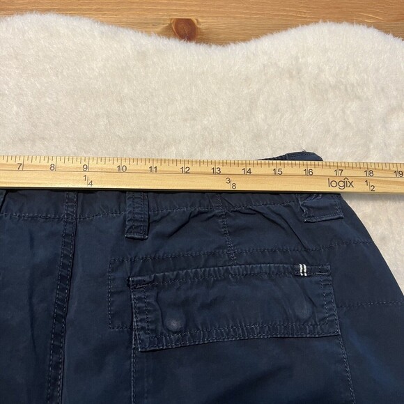 Nautica Mens Navy Blue Cargo Shorts 100% Cotton Size 34W - Picture 8 of 12